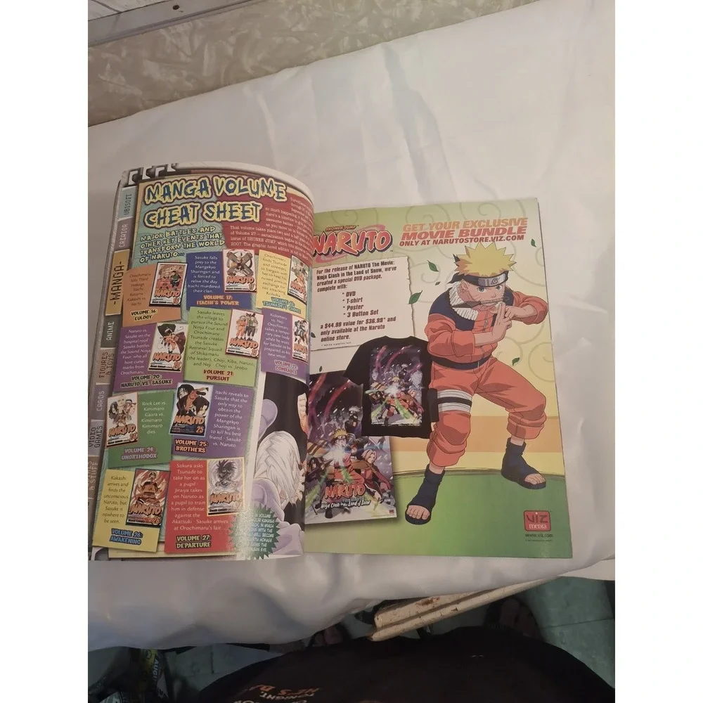 Naruto Collector Magazine Winter 2008/2009 Shonen Jump Comic Issue Anime NO CARD